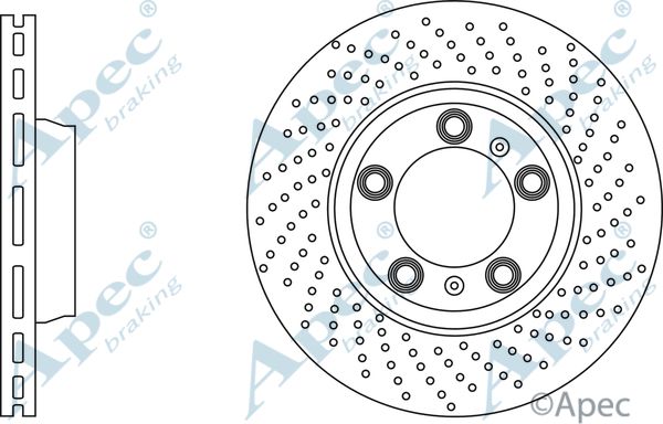 APEC BRAKING Тормозной диск DSK3113